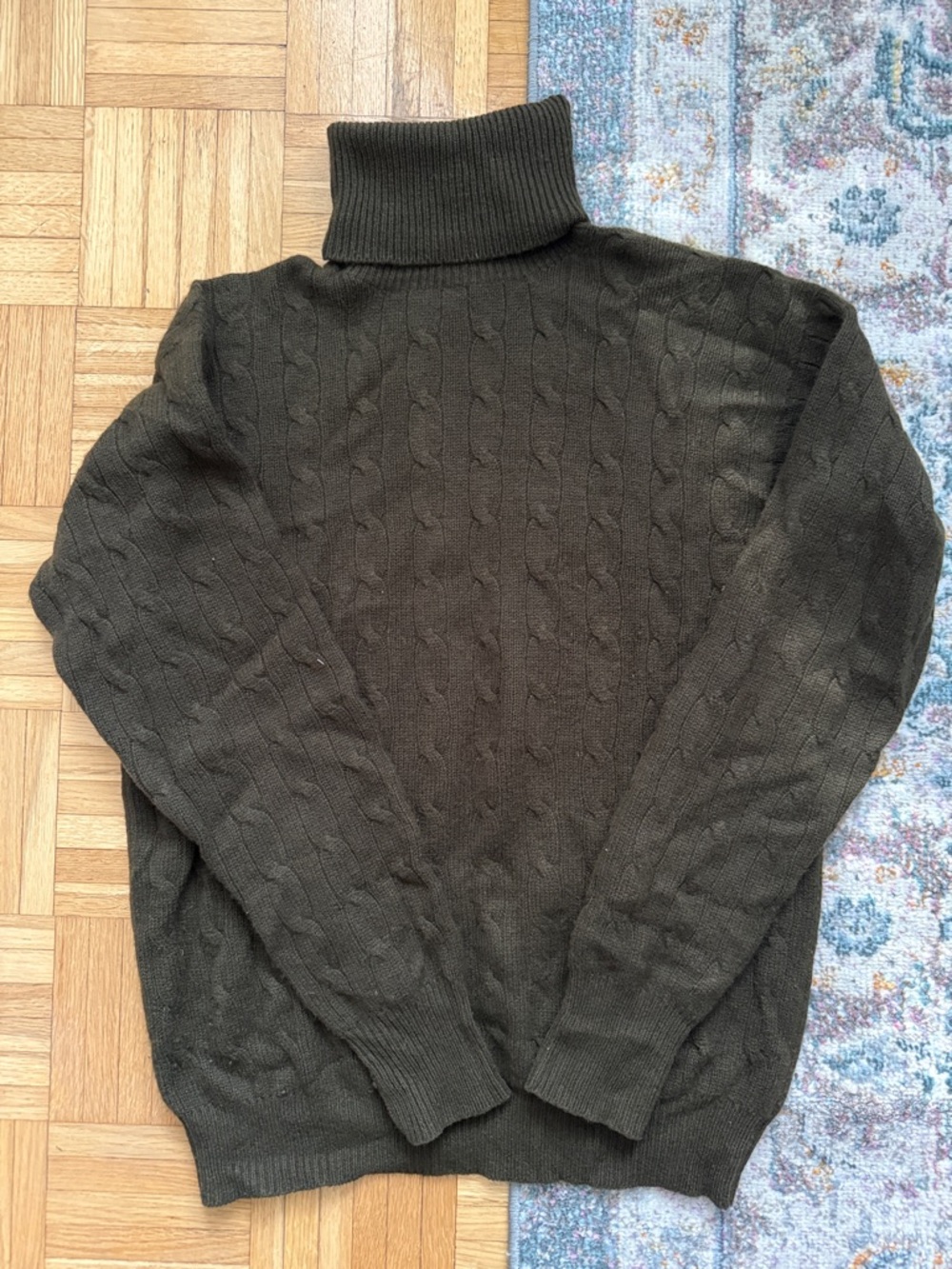 Vintage 100% Cashmere Ralph Lauren Turtleneck Sweater